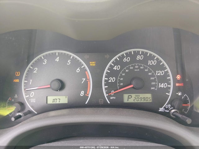 2010 Toyota Corolla Le მანქანა იყიდება აუქციონზე, vin: 1NXBU4EE9AZ260105, აუქციონის ნომერი: 45751265