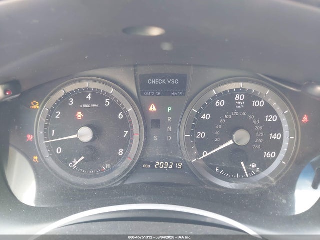 45751312 :رقم المزاد ، JTHBJ46GX82165845 vin ، 2008 Lexus Es 350 مزاد بيع