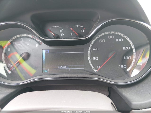 45751368 :رقم المزاد ، 1G1BH5SE5H7260493 vin ، 2017 Chevrolet Cruze Lt Auto مزاد بيع