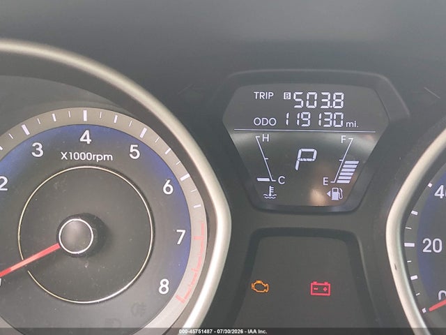 2013 Hyundai Elantra Se მანქანა იყიდება აუქციონზე, vin: KMHDH6AE0DU009167, აუქციონის ნომერი: 45751487