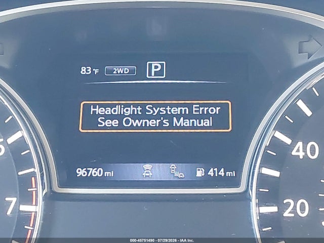 5N1DR2CM3LC602990 Nissan Pathfinder Sl 4wd
