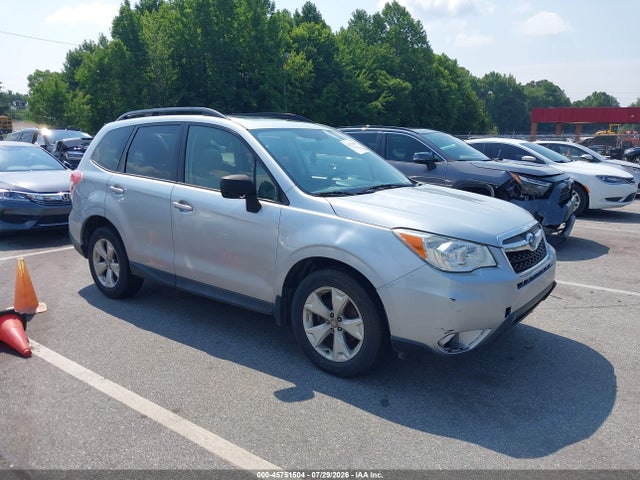 2015 Subaru Forester 2.5i Premium მანქანა იყიდება აუქციონზე, vin: JF2SJADC6FH826136, აუქციონის ნომერი: 45751504