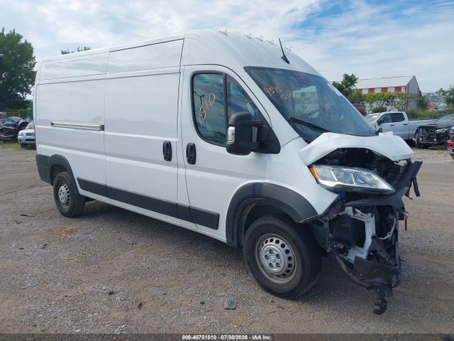 45751510 :رقم المزاد ، 3C6LRVDG1SE522600 vin ، 2025 Ram Promaster 2500 Tradesman High Roof 159 Wb W/pass Seat مزاد بيع