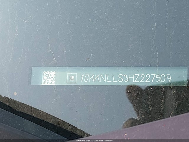 Aukcja sprzedaży 2017 Gmc Acadia Sle-2, vin: 1GKKNLLS3HZ227509, numer aukcji: 45751527