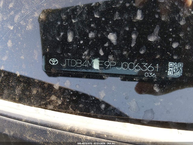 Продаж на аукціоні авто 2023 Toyota Corolla Le, vin: JTDB4MEE9PJ006361, номер лоту: 45751570