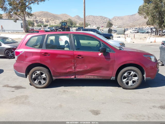 Auction sale of the 2018 Subaru Forester 2.5i, vin: JF2SJAAC7JH557237, lot number: 45751691
