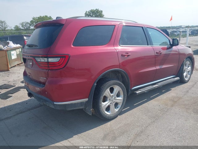 45751713 :رقم المزاد ، 1C4RDJDG2FC121189 vin ، 2015 Dodge Durango Limited مزاد بيع