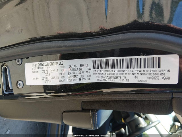 Продажа на аукционе авто 2015 Jeep Cherokee Latitude, vin: 1C4PJMCB2FW512672, номер лота: 45751714