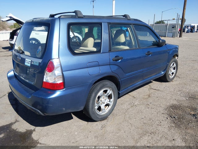 2007 Subaru Forester 2.5x/sports 2.5x მანქანა იყიდება აუქციონზე, vin: JF1SG63647H742698, აუქციონის ნომერი: 45751726