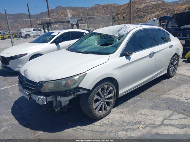 2014 Honda Accord Sport მანქანა იყიდება აუქციონზე, vin: 1HGCR2F57EA225357, აუქციონის ნომერი: 45751740