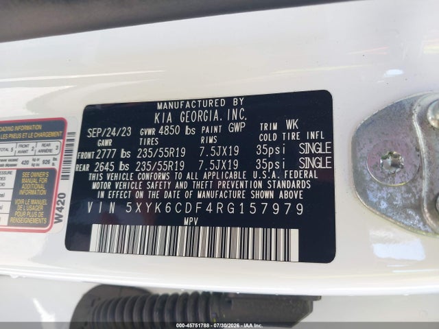 KIA Sportage X-line 2024 5XYK6CDF4RG157979 Image 9