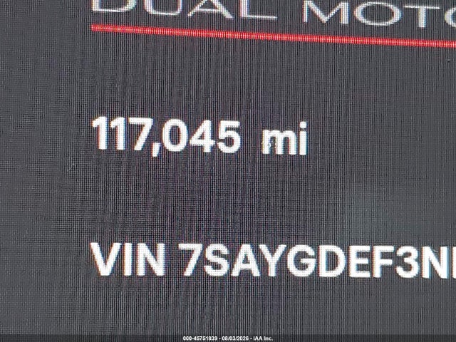 Aukcja sprzedaży 2022 Tesla Model Y Performance Dual Motor All-wheel Drive, vin: 7SAYGDEF3NF404313, numer aukcji: 45751839