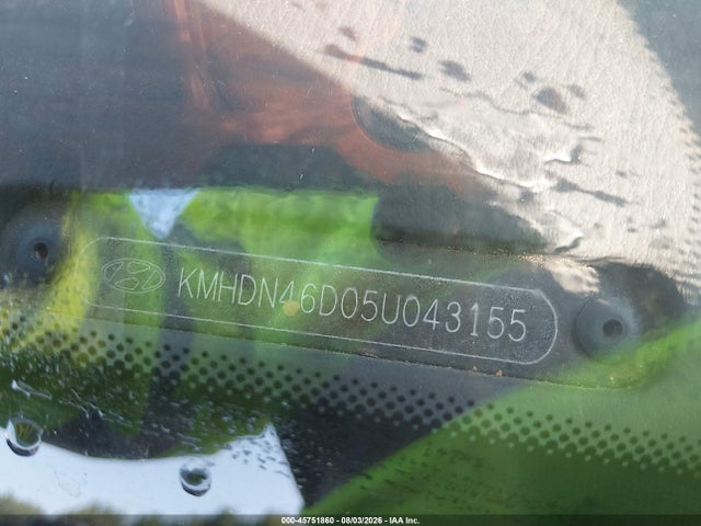 45751860 :رقم المزاد ، KMHDN46D05U043155 vin ، 2005 Hyundai Elantra Gls/gt مزاد بيع