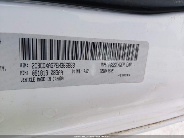 2014 Dodge Charger Police მანქანა იყიდება აუქციონზე, vin: 2C3CDXAG7EH366888, აუქციონის ნომერი: 45751923