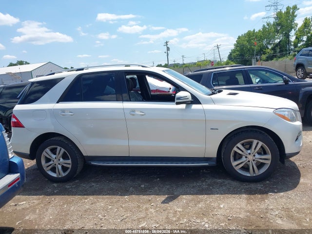 45751936 :رقم المزاد ، 4JGDA5HB8CA094625 vin ، 2012 Mercedes-benz Ml 350 4matic مزاد بيع
