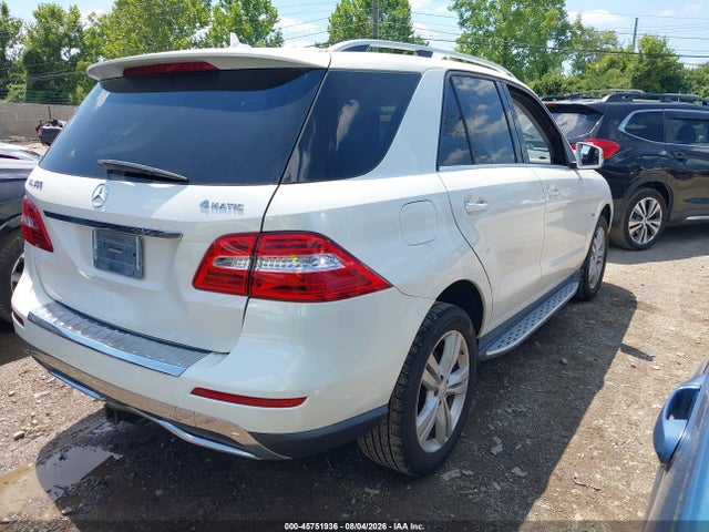 45751936 :رقم المزاد ، 4JGDA5HB8CA094625 vin ، 2012 Mercedes-benz Ml 350 4matic مزاد بيع