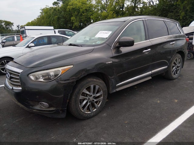 2014 Infiniti Qx60 Hybrid მანქანა იყიდება აუქციონზე, vin: 5N1CL0MM2EC523183, აუქციონის ნომერი: 45752007