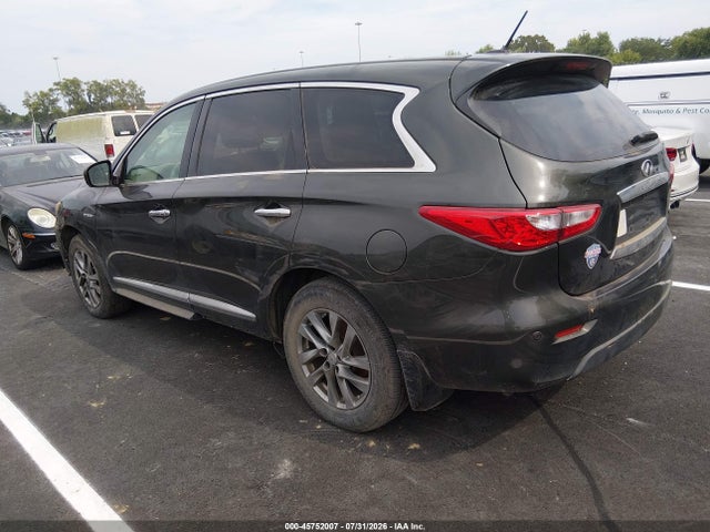 2014 Infiniti Qx60 Hybrid მანქანა იყიდება აუქციონზე, vin: 5N1CL0MM2EC523183, აუქციონის ნომერი: 45752007
