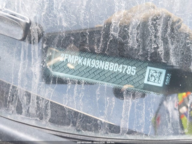 45752045 :رقم المزاد ، 2FMPK4K93NBB04785 vin ، 2022 Ford Edge Titanium مزاد بيع