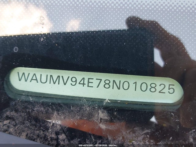 Продаж на аукціоні авто 2008 Audi A8 L 4.2, vin: WAUMV94E78N010825, номер лоту: 45752051