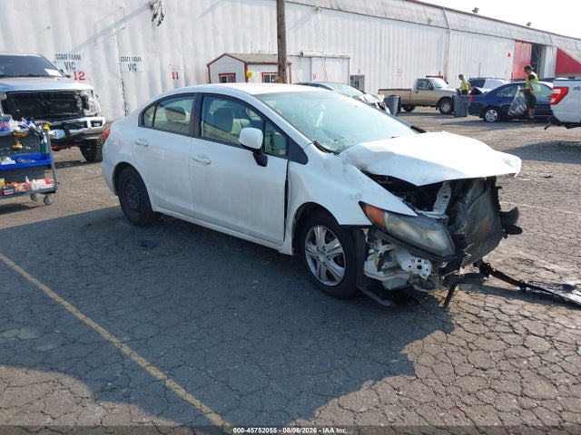 2012 Honda Civic Lx მანქანა იყიდება აუქციონზე, vin: 19XFB2F53CE357803, აუქციონის ნომერი: 45752055