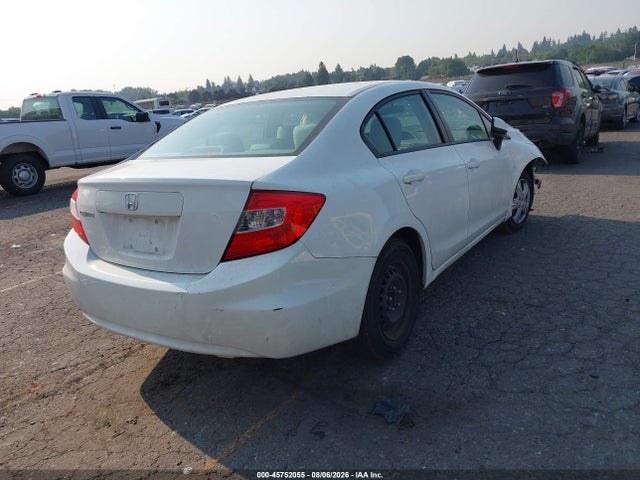 Продаж на аукціоні авто 2012 Honda Civic Lx, vin: 19XFB2F53CE357803, номер лоту: 45752055