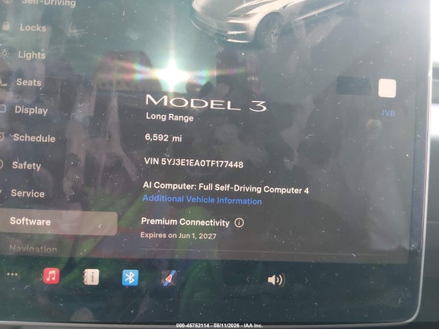 5YJ3E1EA0TF177448 Tesla Model 3 Premium Rear-wheel Drive/rear-wheel Drive