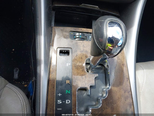 45752115 :رقم المزاد ، JTHBF5C20A2098761 vin ، 2010 Lexus Is 250 مزاد بيع