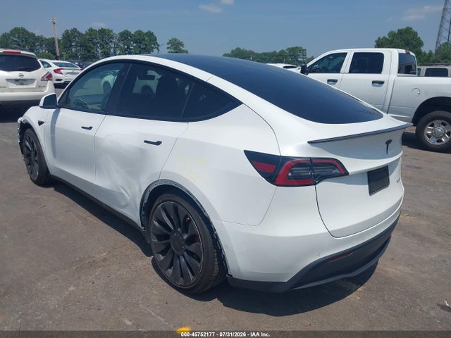 2022 Tesla Model Y Performance Dual Motor All-wheel Drive მანქანა იყიდება აუქციონზე, vin: 7SAYGDEF5NF537090, აუქციონის ნომერი: 45752177