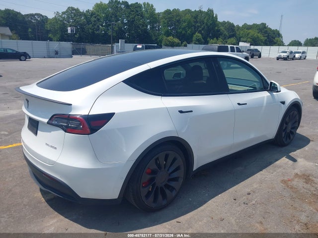 2022 Tesla Model Y Performance Dual Motor All-wheel Drive მანქანა იყიდება აუქციონზე, vin: 7SAYGDEF5NF537090, აუქციონის ნომერი: 45752177