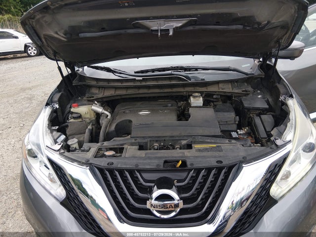 2018 Nissan Murano Platinum მანქანა იყიდება აუქციონზე, vin: 5N1AZ2MH1JN197833, აუქციონის ნომერი: 45752213