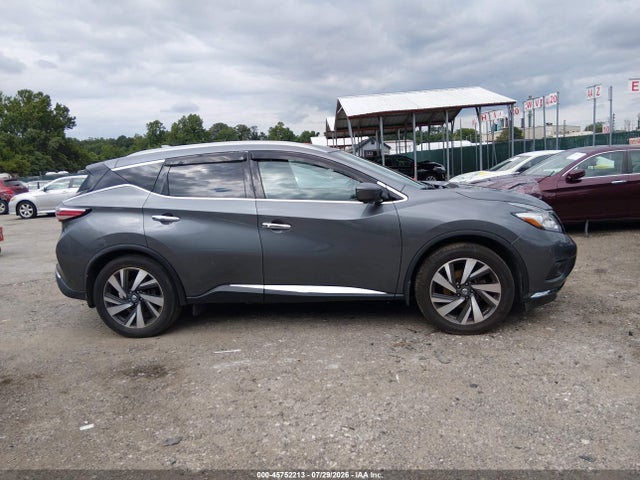 2018 Nissan Murano Platinum მანქანა იყიდება აუქციონზე, vin: 5N1AZ2MH1JN197833, აუქციონის ნომერი: 45752213
