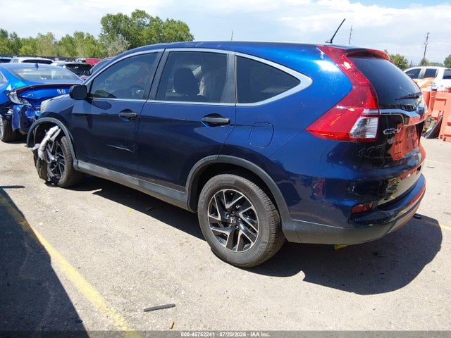 Продажа на аукционе авто 2016 Honda Cr-v Se, vin: 2HKRM4H41GH648275, номер лота: 45752241
