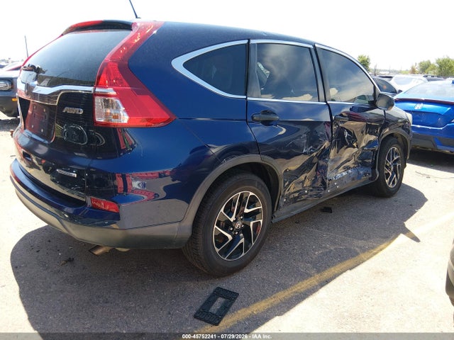 Продажа на аукционе авто 2016 Honda Cr-v Se, vin: 2HKRM4H41GH648275, номер лота: 45752241
