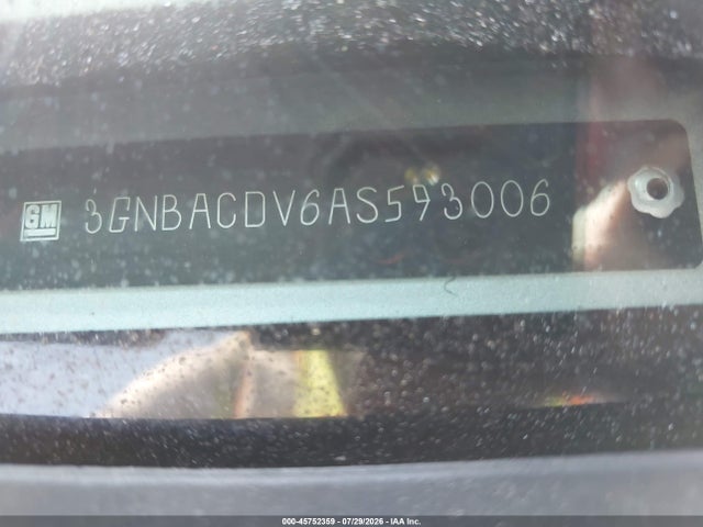 Auction sale of the 2010 Chevrolet Hhr Lt, vin: 3GNBACDV6AS593006, lot number: 45752359