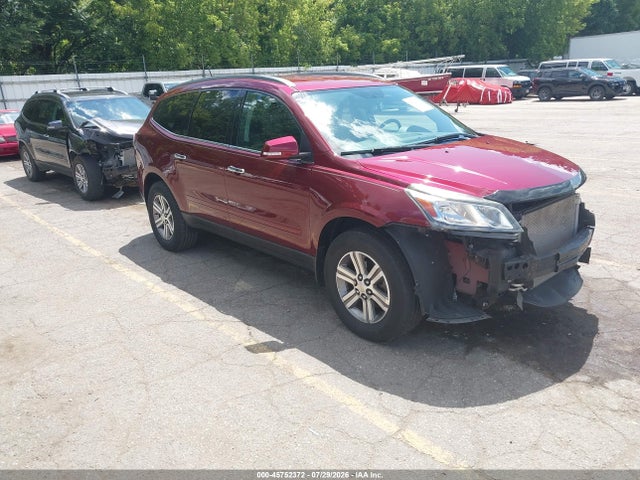 2016 Chevrolet Traverse 2lt მანქანა იყიდება აუქციონზე, vin: 1GNKRHKD9GJ160192, აუქციონის ნომერი: 45752372