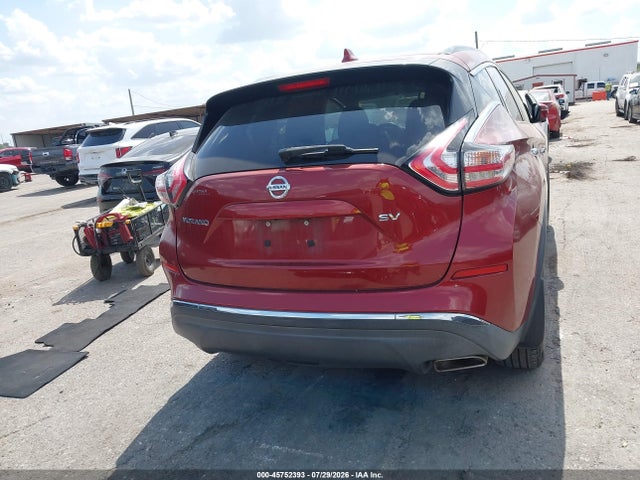 45752393 :رقم المزاد ، 5N1AZ2MGXJN140604 vin ، 2018 Nissan Murano Sv مزاد بيع