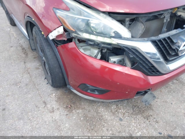 45752393 :رقم المزاد ، 5N1AZ2MGXJN140604 vin ، 2018 Nissan Murano Sv مزاد بيع