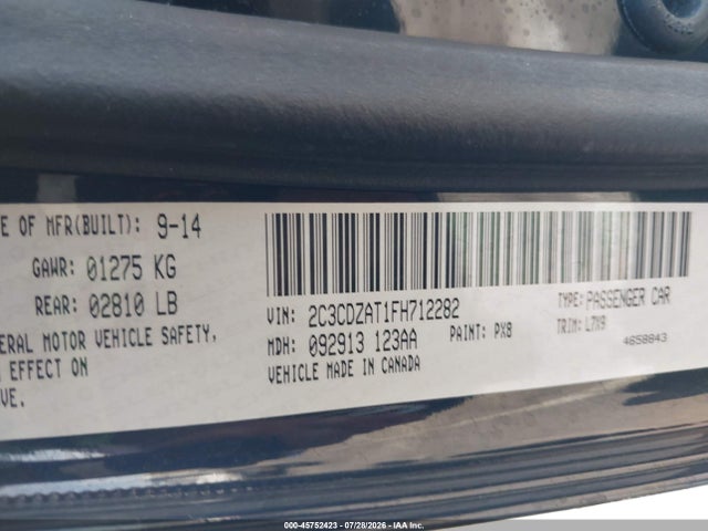 2C3CDZAT1FH712282 Dodge Challenger R/t
