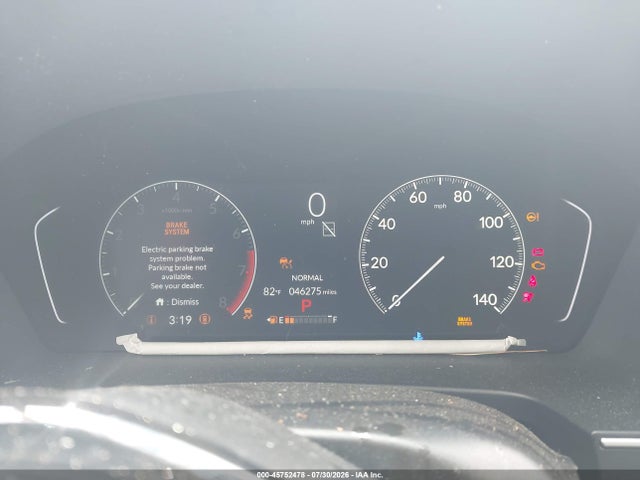 45752478 :رقم المزاد ، 5FNYG1H76SB002488 vin ، 2025 Honda Pilot Touring مزاد بيع