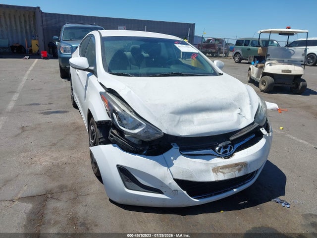 45752523 :رقم المزاد ، 5NPDH4AE2GH685658 vin ، 2016 Hyundai Elantra Se مزاد بيع