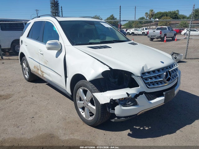 45752606 :رقم المزاد ، 4JGBB8GB6AA611697 vin ، 2010 Mercedes-benz Ml 350 4matic مزاد بيع