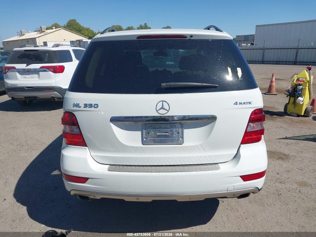 Aukcja sprzedaży 2010 Mercedes-benz Ml 350 4matic, vin: 4JGBB8GB6AA611697, numer aukcji: 45752606