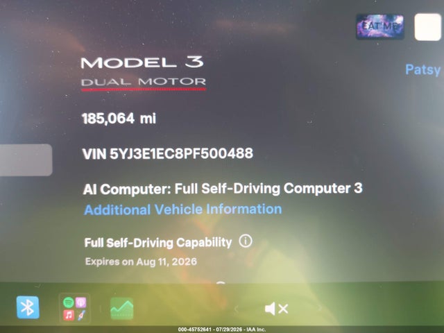 Продаж на аукціоні авто 2023 Tesla Model 3 Performance Dual Motor All-wheel Drive, vin: 5YJ3E1EC8PF500488, номер лоту: 45752641