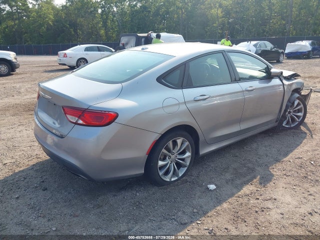 2015 Chrysler 200 S მანქანა იყიდება აუქციონზე, vin: 1C3CCCBB4FN629376, აუქციონის ნომერი: 45752688