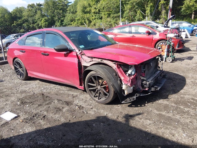 45752706 :رقم المزاد ، 1HGCV1F37KA145153 vin ، 2019 Honda Accord Sport مزاد بيع