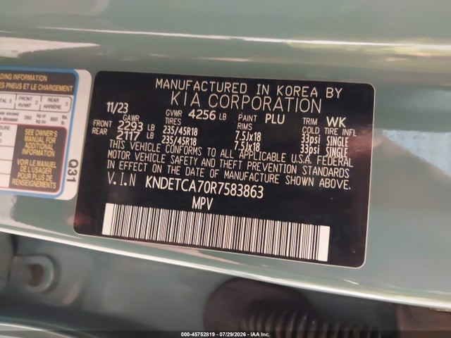 KIA Seltos Sx Turbo 2024 KNDETCA70R7583863 Image 9