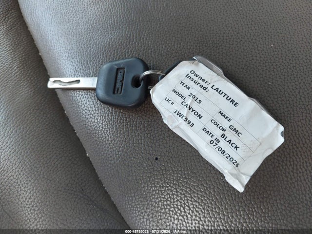 45753026 :رقم المزاد ، 1GTG6CE33F1256413 vin ، 2015 Gmc Canyon 4wd Slt مزاد بيع