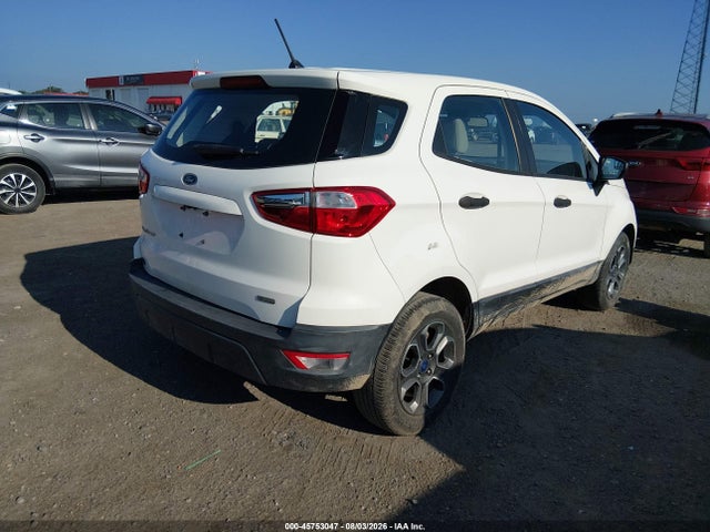 45753047 :رقم المزاد ، MAJ3P1RE6JC192804 vin ، 2018 Ford Ecosport S مزاد بيع