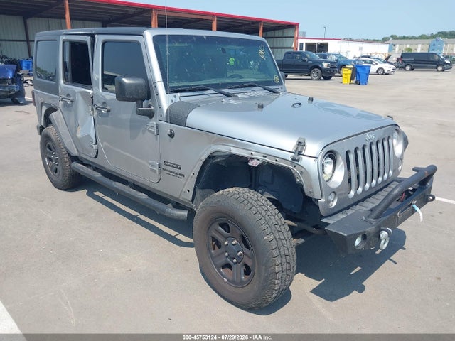 2017 Jeep Wrangler Unlimited Sport 4x4 მანქანა იყიდება აუქციონზე, vin: 1C4BJWDG8HL553375, აუქციონის ნომერი: 45753124